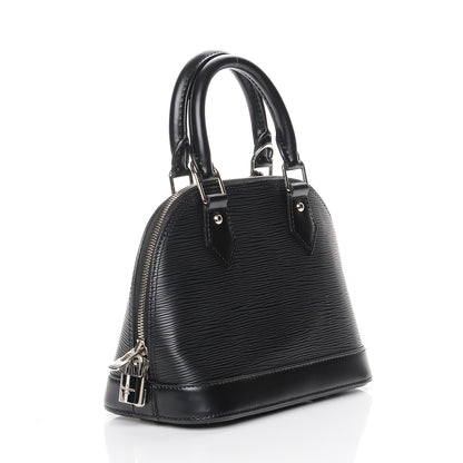 Louis Vuitton Epi Alma BB Black 3 of 8