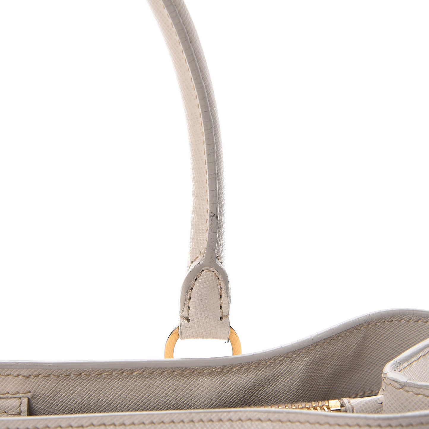 Saffiano Lux Medium Tote Talco