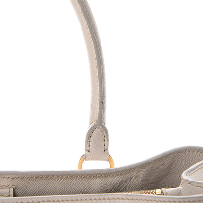 Prada Saffiano Lux Medium Tote Talco 22 of 23