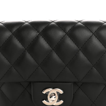 Chanel Calfskin Quilted CC Uniform Flap Belt Bag Black 8 of 10
