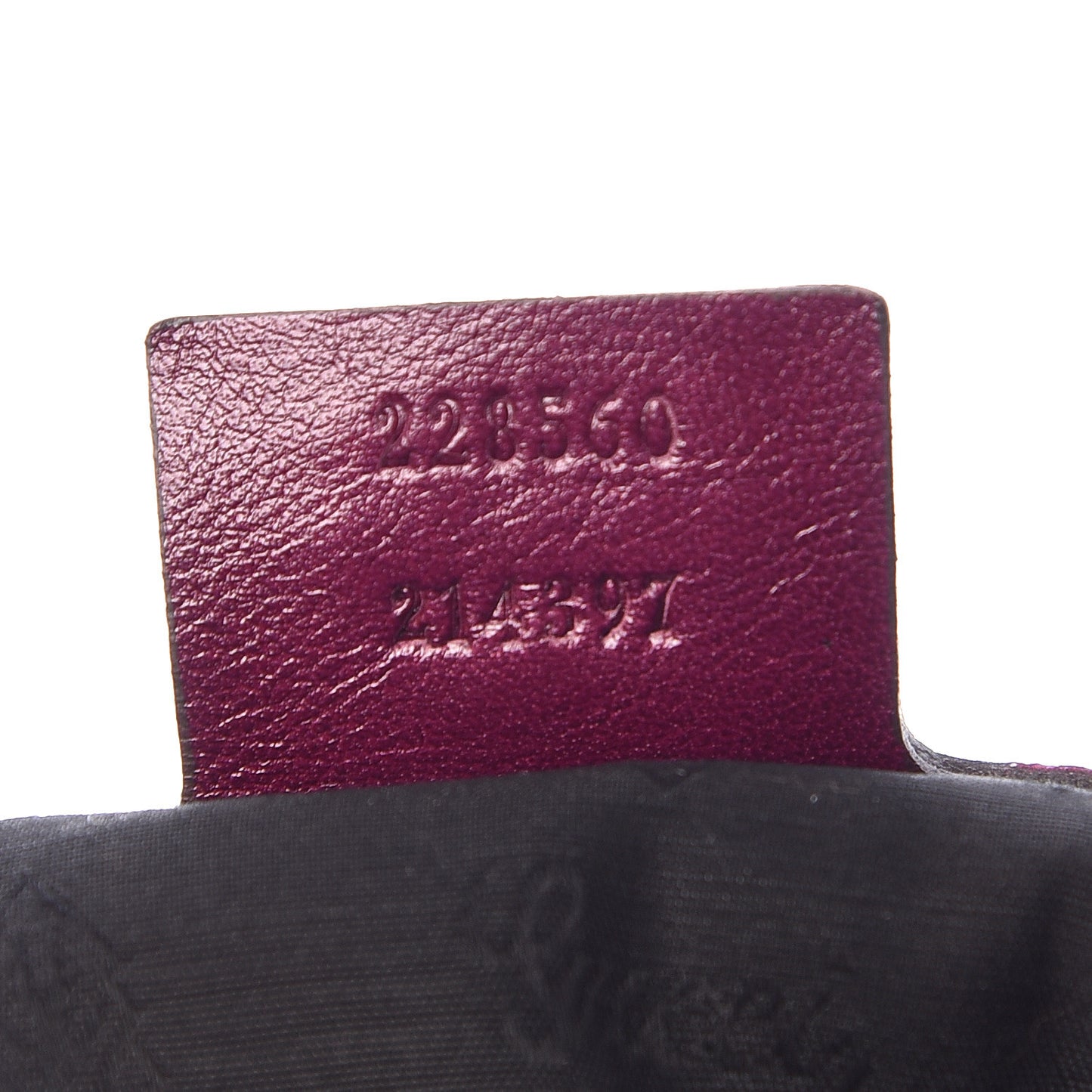 Metallic Calfskin Medium Galaxy Hobo Purple