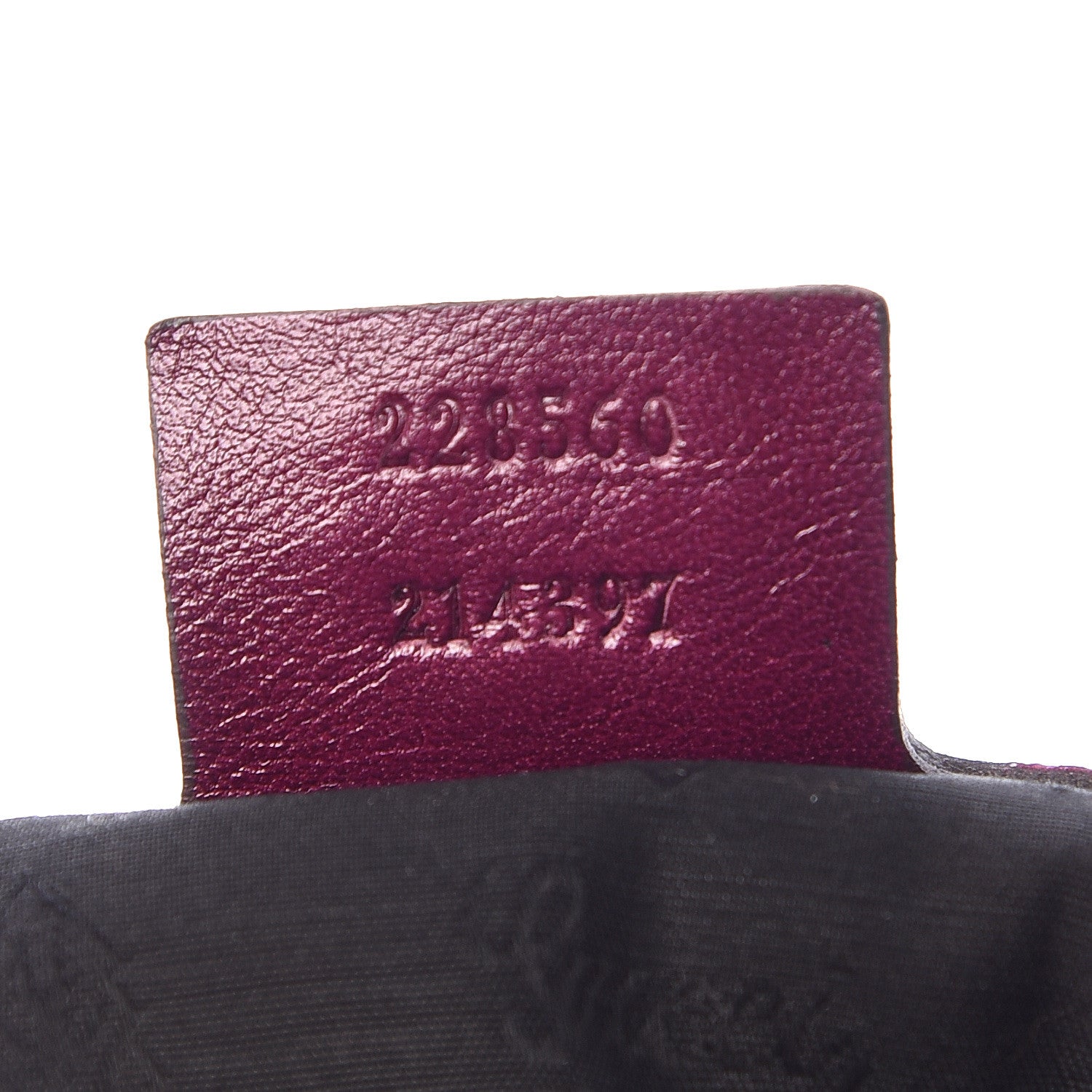 Gucci Metallic Calfskin Medium Galaxy Hobo Purple 7 of 10