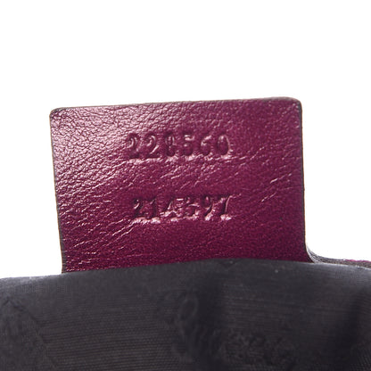 Gucci Metallic Calfskin Medium Galaxy Hobo Purple 7 of 10