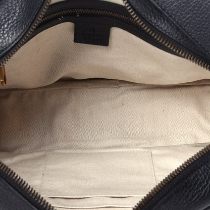 Gucci Pebbled Calfskin Logo Messenger Bag Black 5 of 9