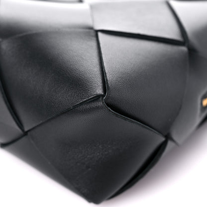 Bottega Veneta Lambskin Intreccio Small Cassette Camera Bag Black 8 of 10