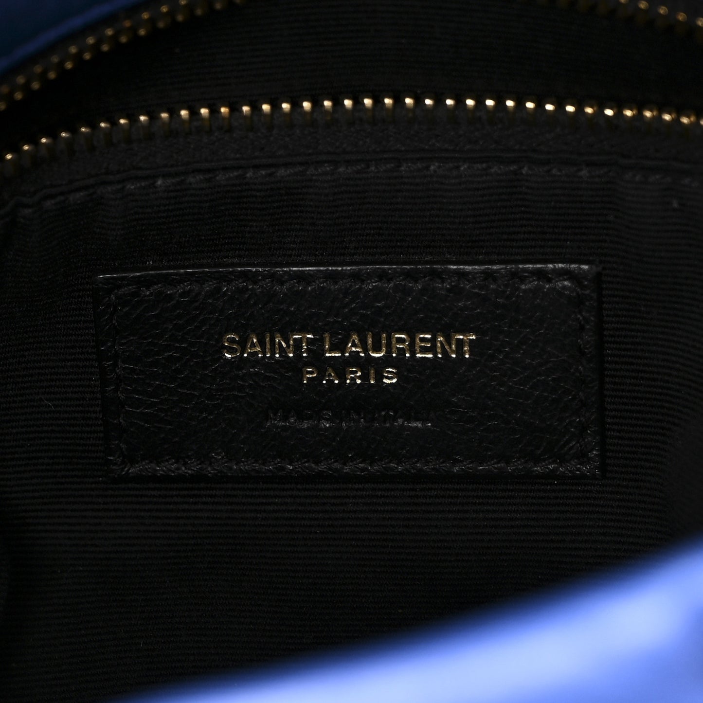 Lambskin Quilted Small Loulou Puffer Monogram Chain Satchel Majorele Blue