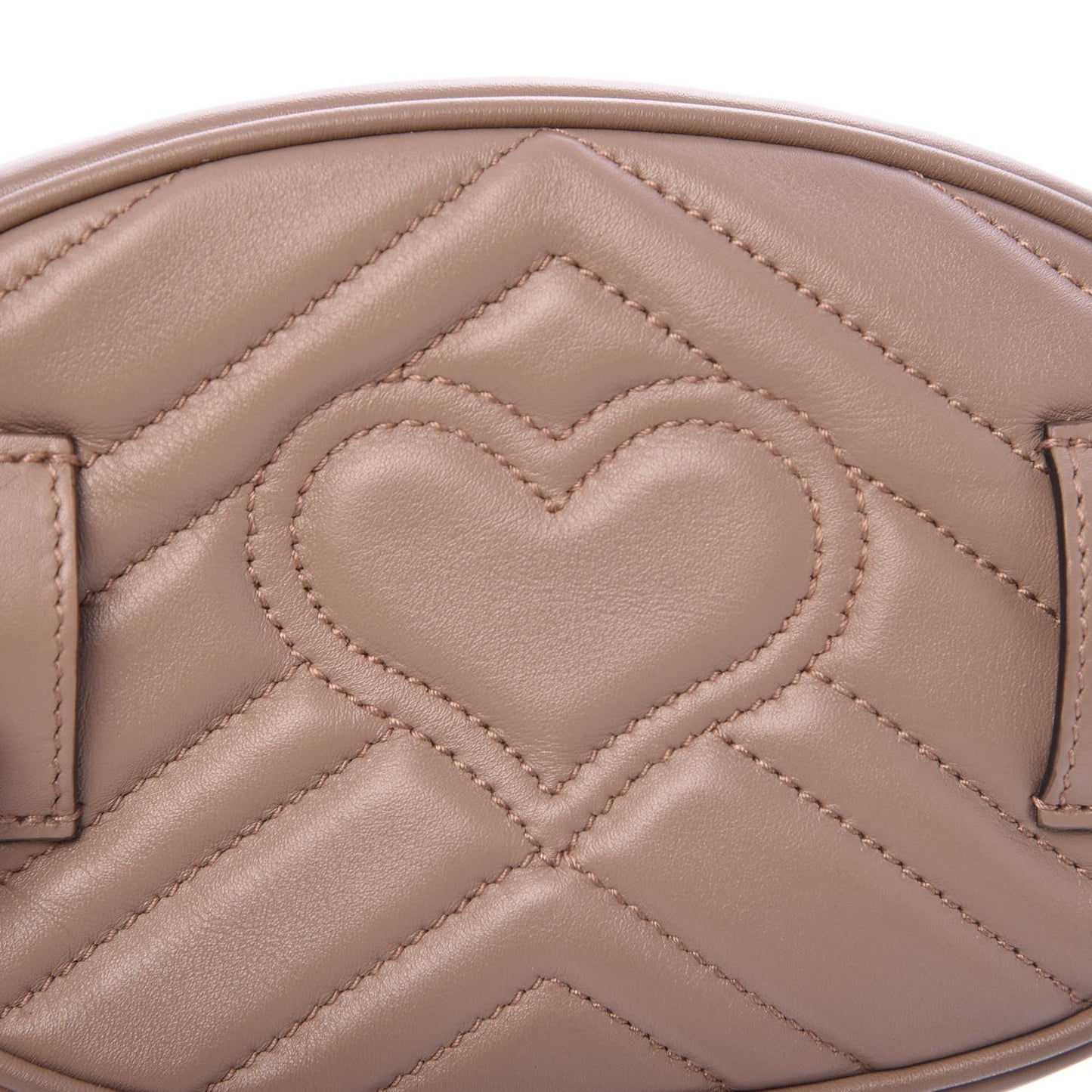 Calfskin Matelasse GG Marmont Belt Bag 85 34 Porcelain Rose