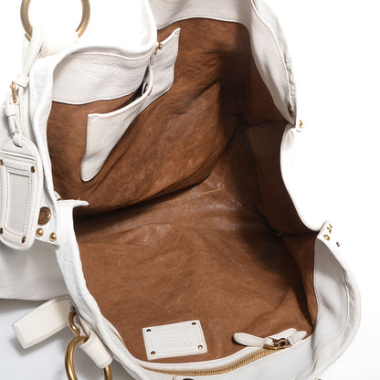 Prada Nappa Aviator Shopping Tote Talco 6 of 9