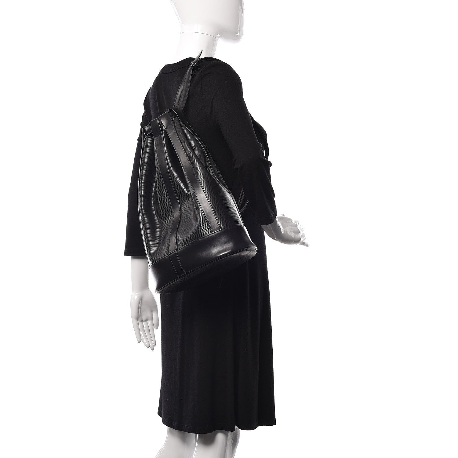 Louis Vuitton Epi Randonnee PM Black 2 of 12