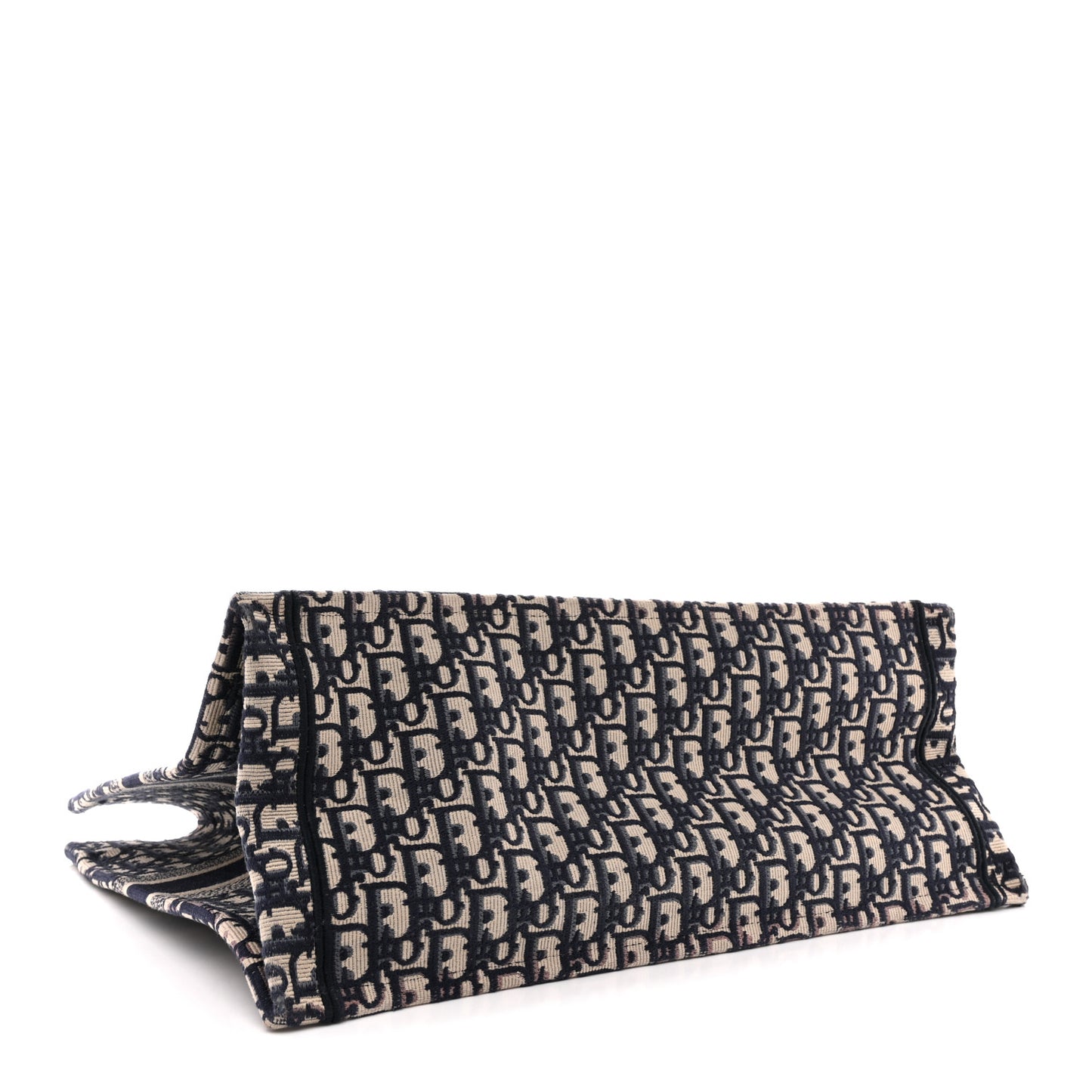 Oblique Large Book Tote Blue Multicolor