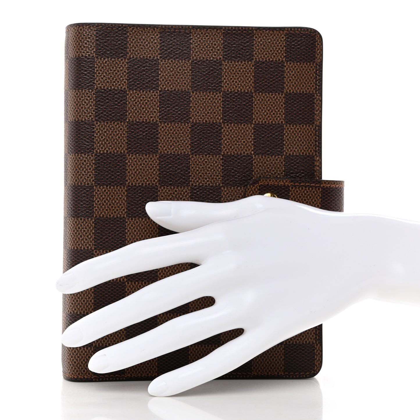 Damier Ebene Medium Ring Agenda Cover