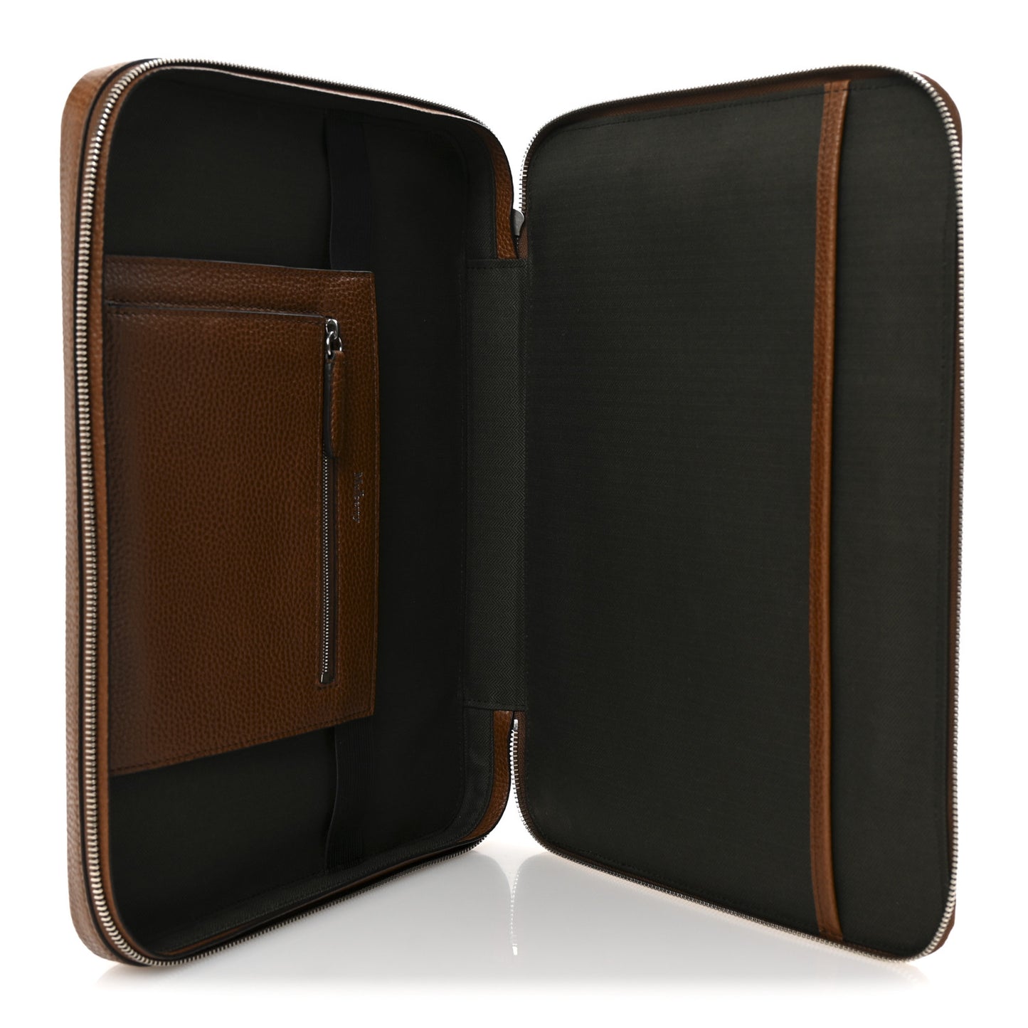 Calfskin Belgrave Document Portfolio Oak