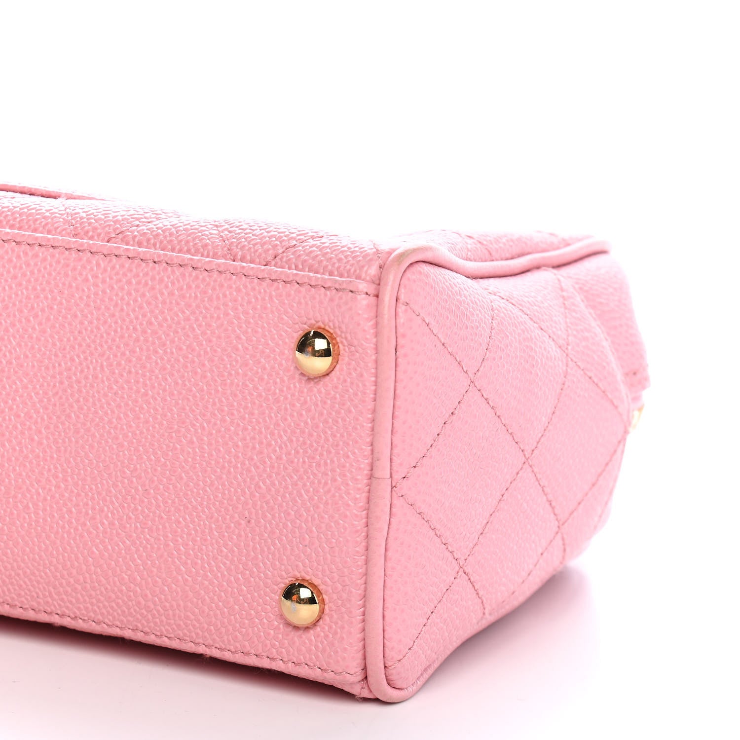 Chanel Caviar Quilted Small Bowler Pink 9 of 9
