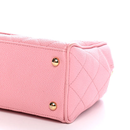 Chanel Caviar Quilted Small Bowler Pink 9 of 9