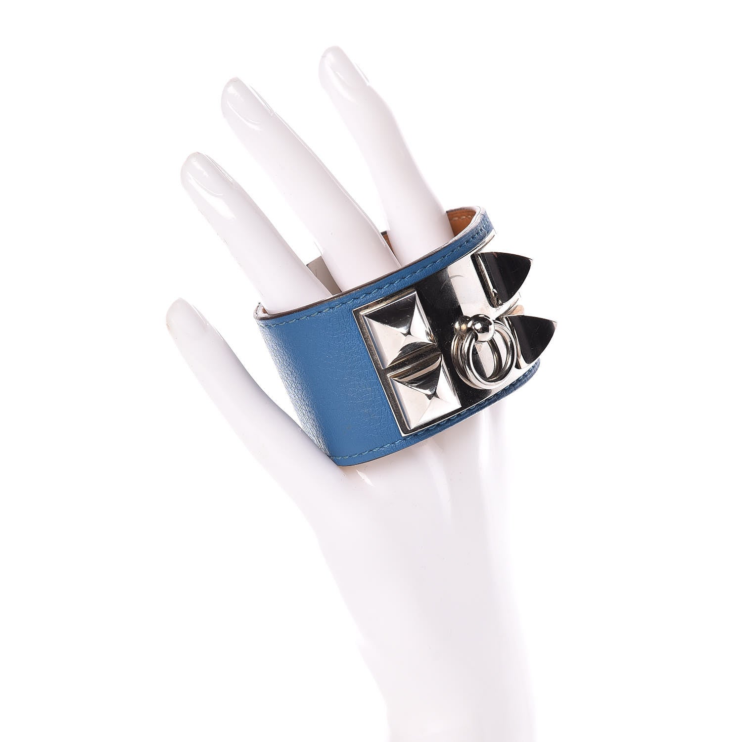 Hermes Swift Collier De Chien CDC Bracelet Bleu De Galice 2 of 7