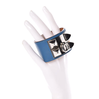 Hermes Swift Collier De Chien CDC Bracelet Bleu De Galice 2 of 7