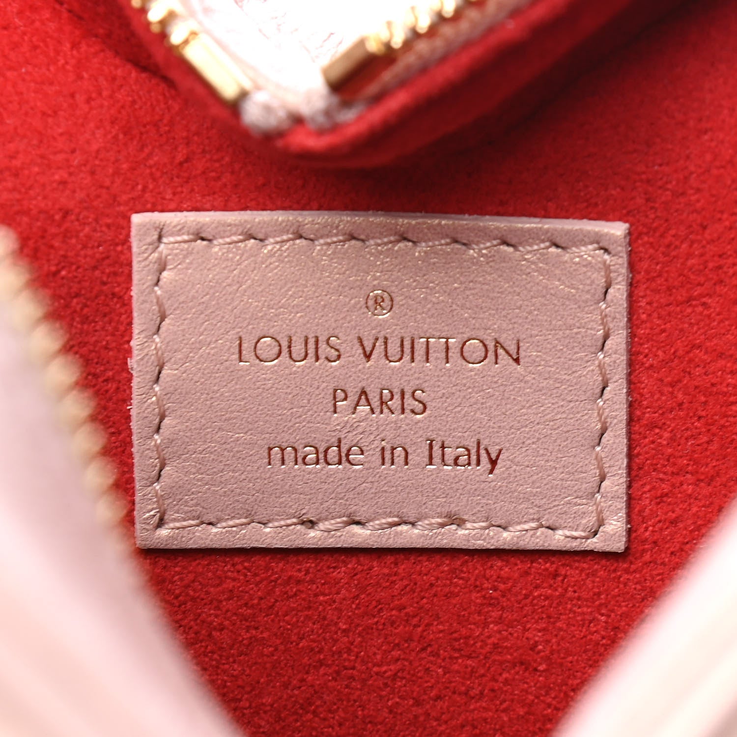 Louis Vuitton Lambskin Embossed Monogram Fall In Love Sac Coeur Light Pink 5 of 5