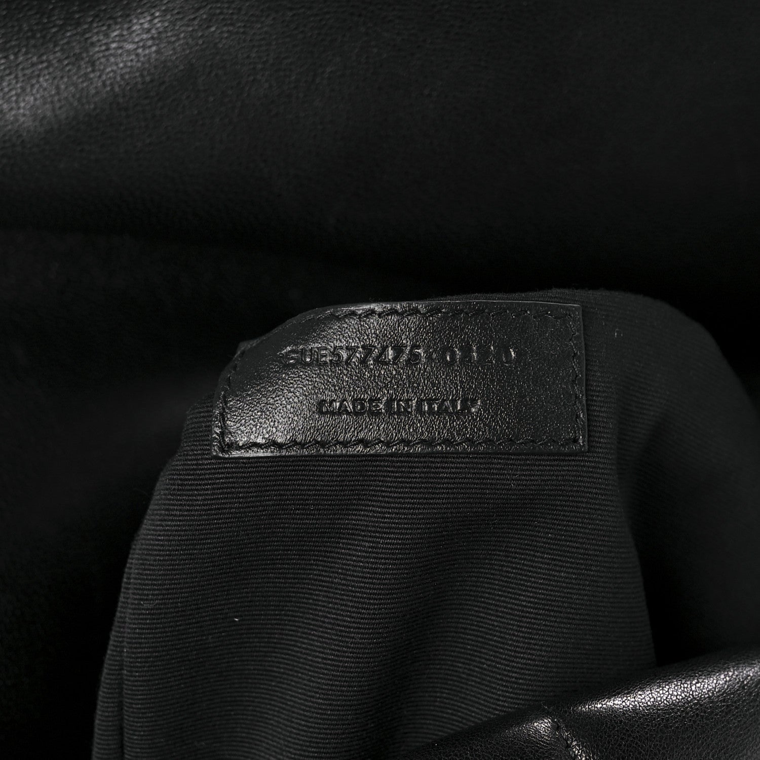 Saint Laurent Lambskin Quilted Medium Loulou Puffer Monogram Chain Satchel Black 8 of 12