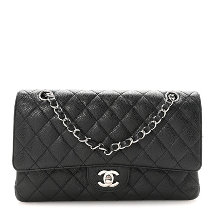 Chanel Caviar Quilted Medium Double Flap Black 1 of 10