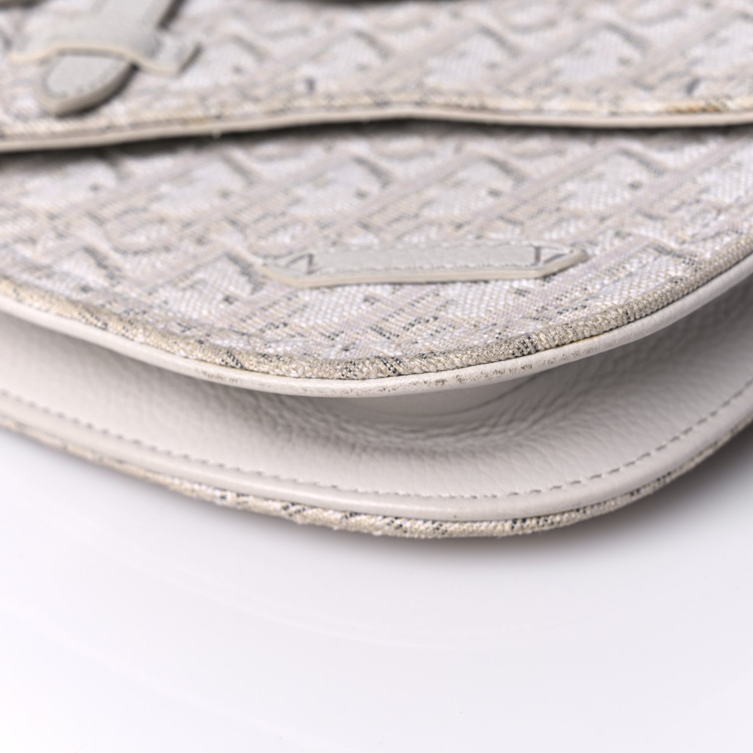 Christian Dior Oblique Saddle Messenger Pouch Beige 9 of 24