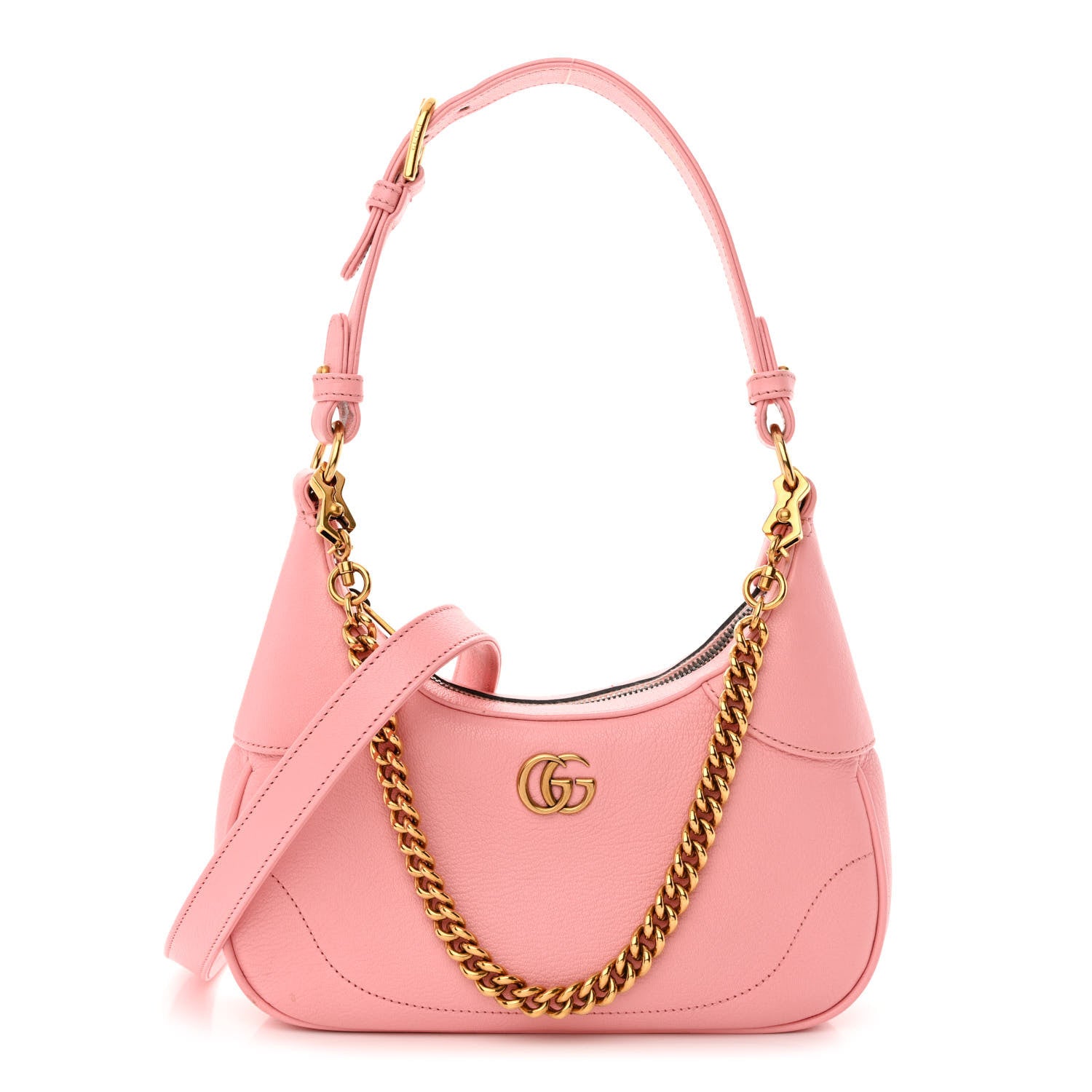 Gucci Goatskin Small Aphrodite Shoulder Bag Wild Rose 1 of 14