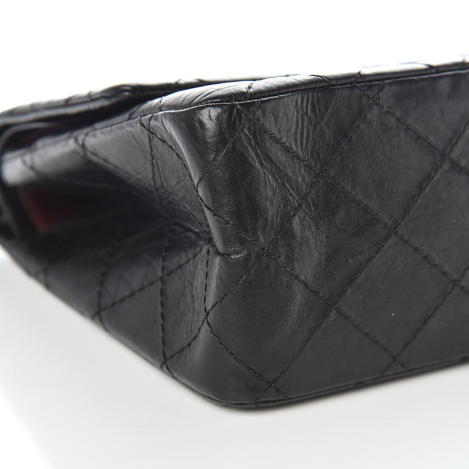 Chanel Aged Calfskin Quilted 2.55 Reissue 226 Flap Black 9 of 16