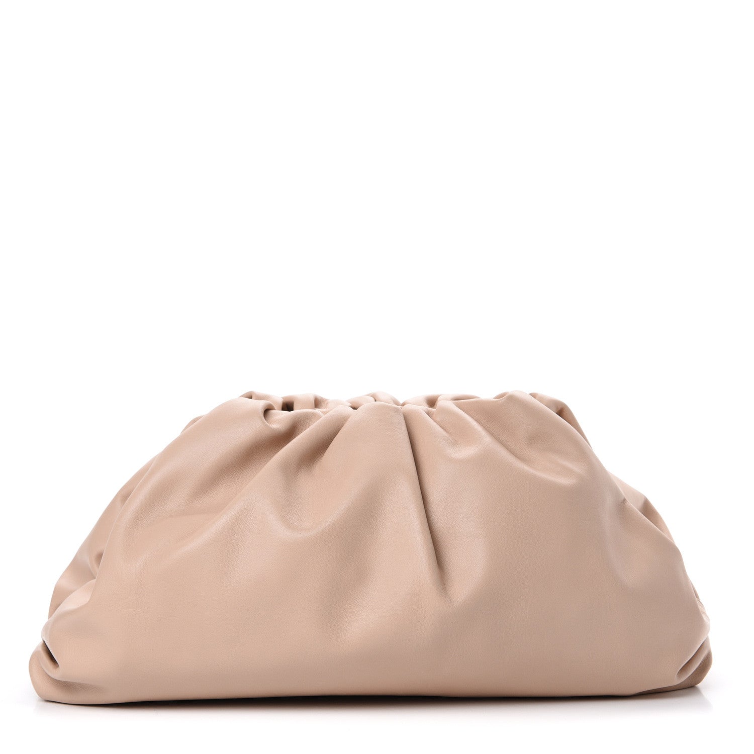 Bottega Veneta Smooth Butter Calf The Pouch Oversized Clutch Nude 1 of 7
