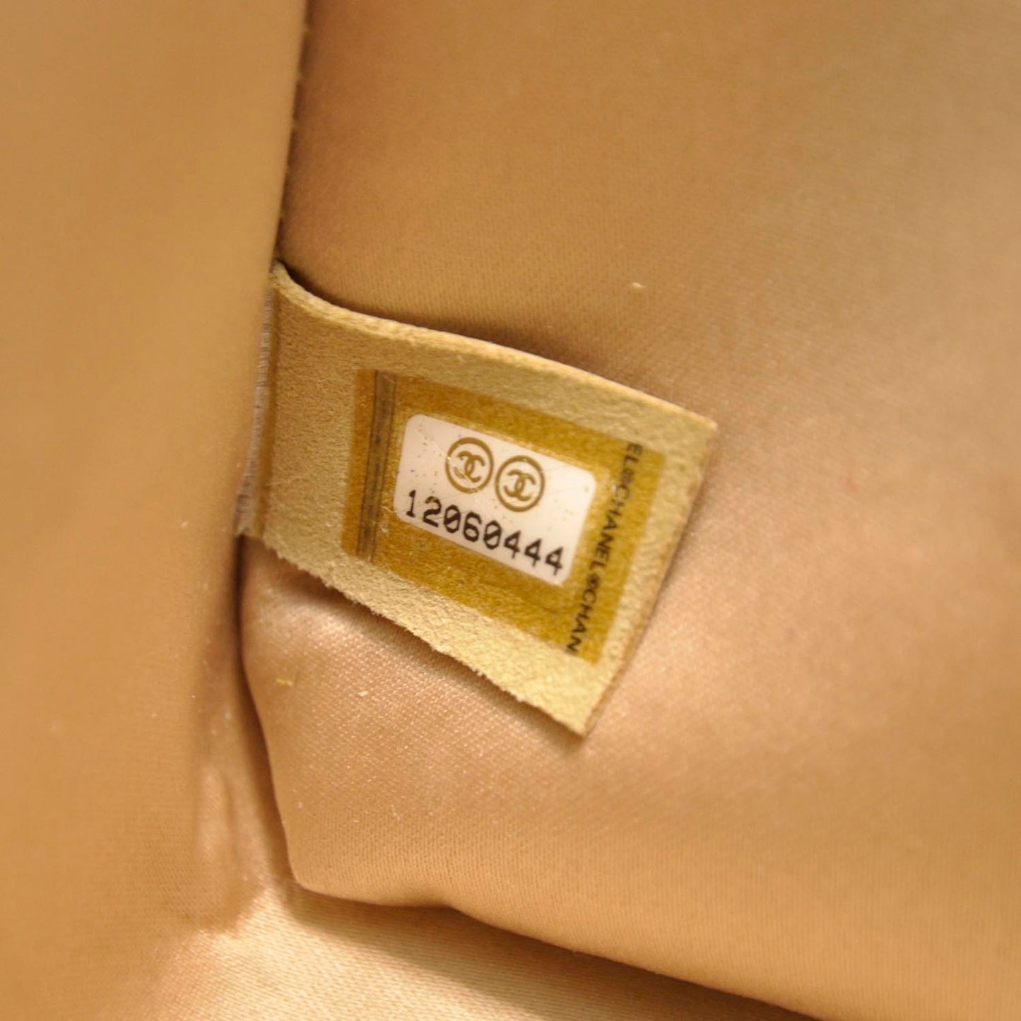 Patent Calfskin Lucky Symbols Pochette Metallic Gold