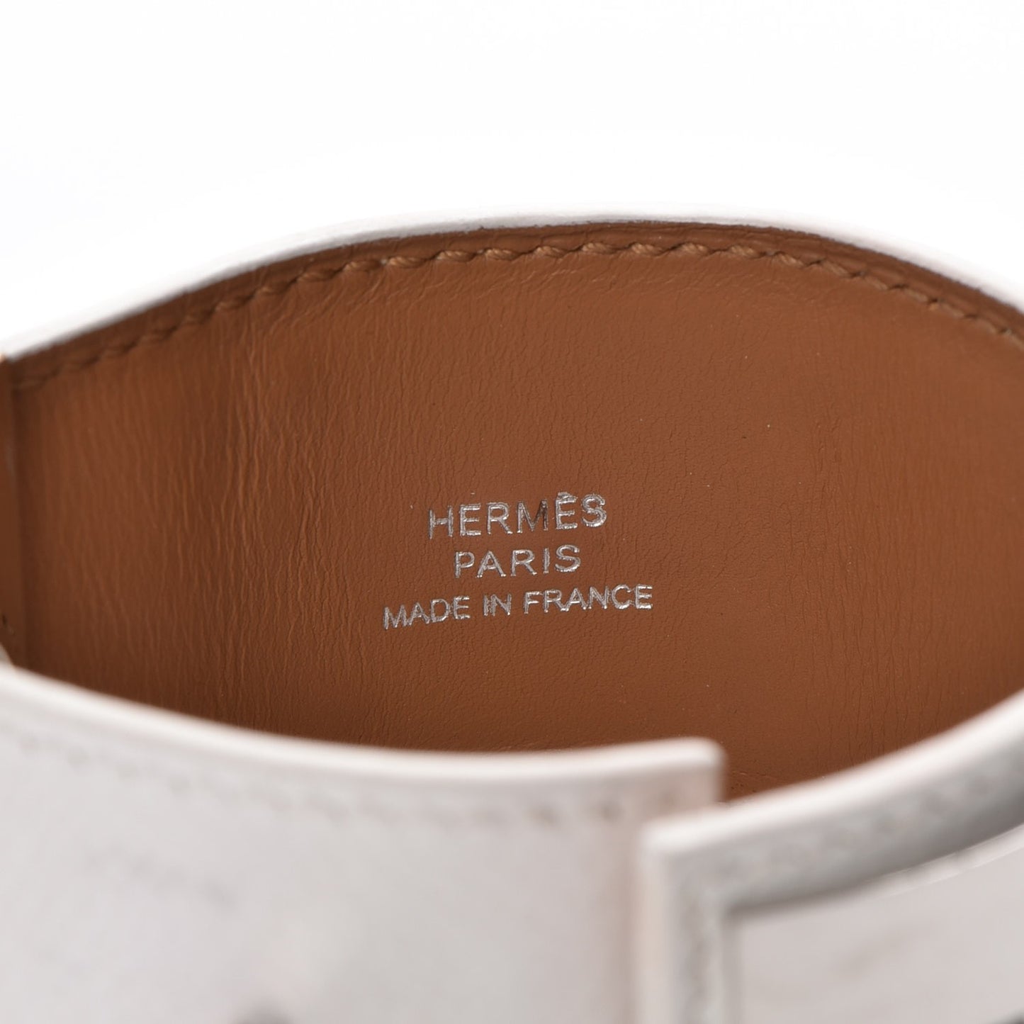 Epsom Collier de Chien CDC Bracelet S White