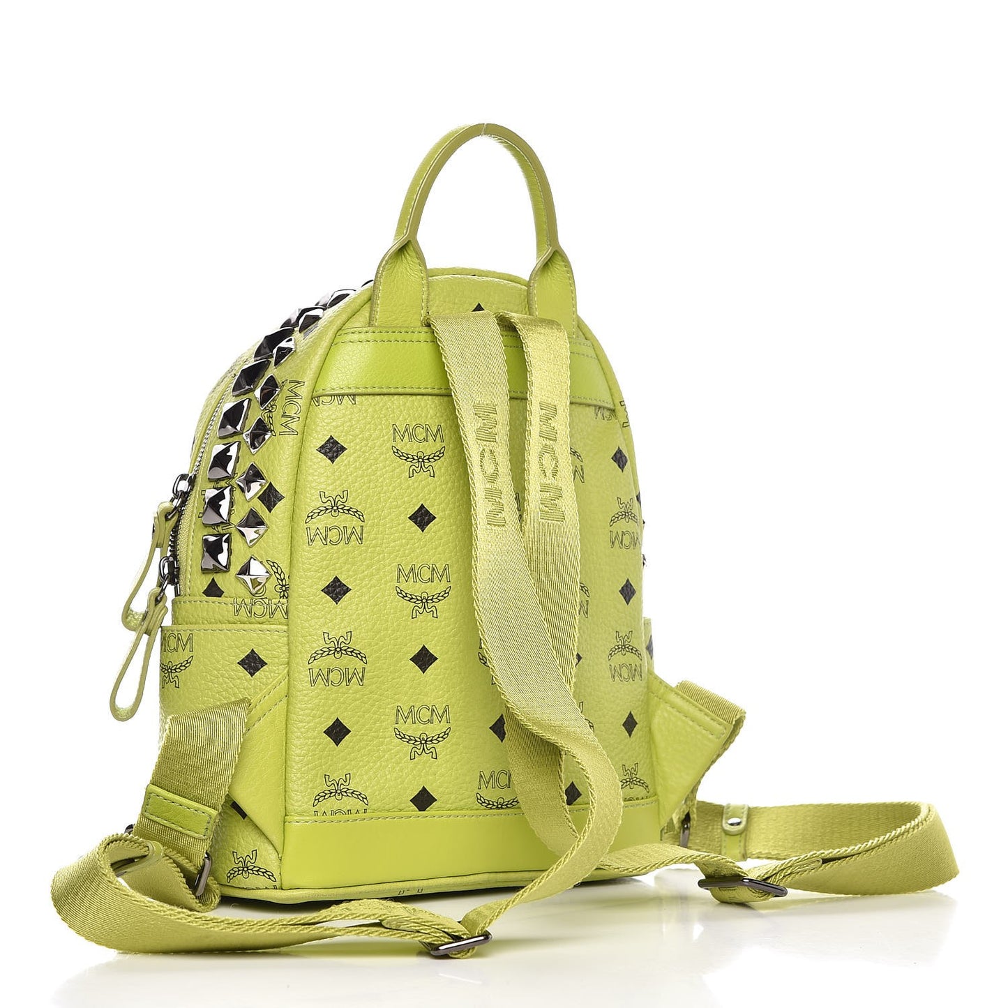Side Stud Mini Crown Stark Backpack Green