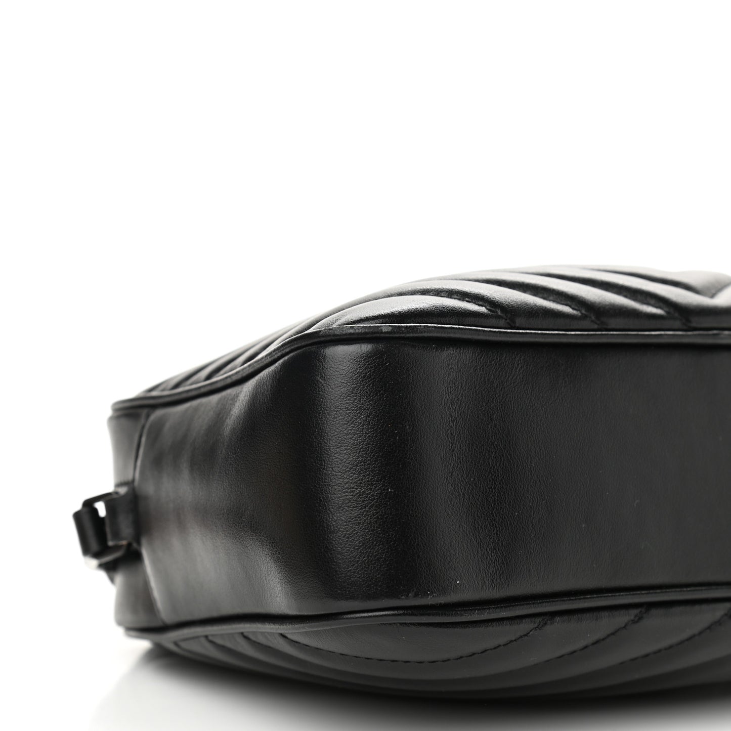 Calfskin Matelasse Monogram Lou Camera Bag Black