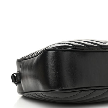 Saint Laurent Calfskin Matelasse Monogram Lou Camera Bag Black 9 of 10