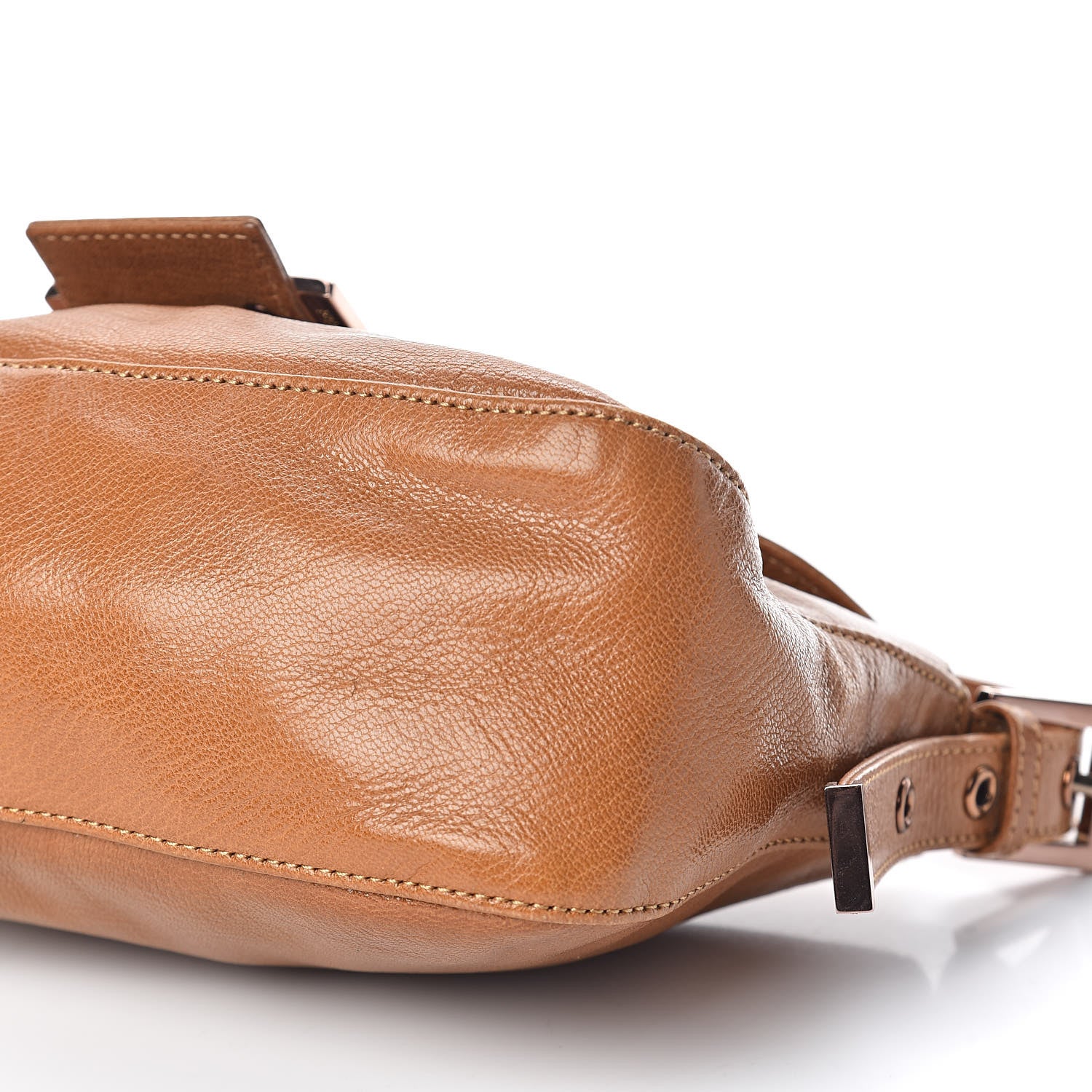 Fendi Calfskin Baguette Miel 6 of 9