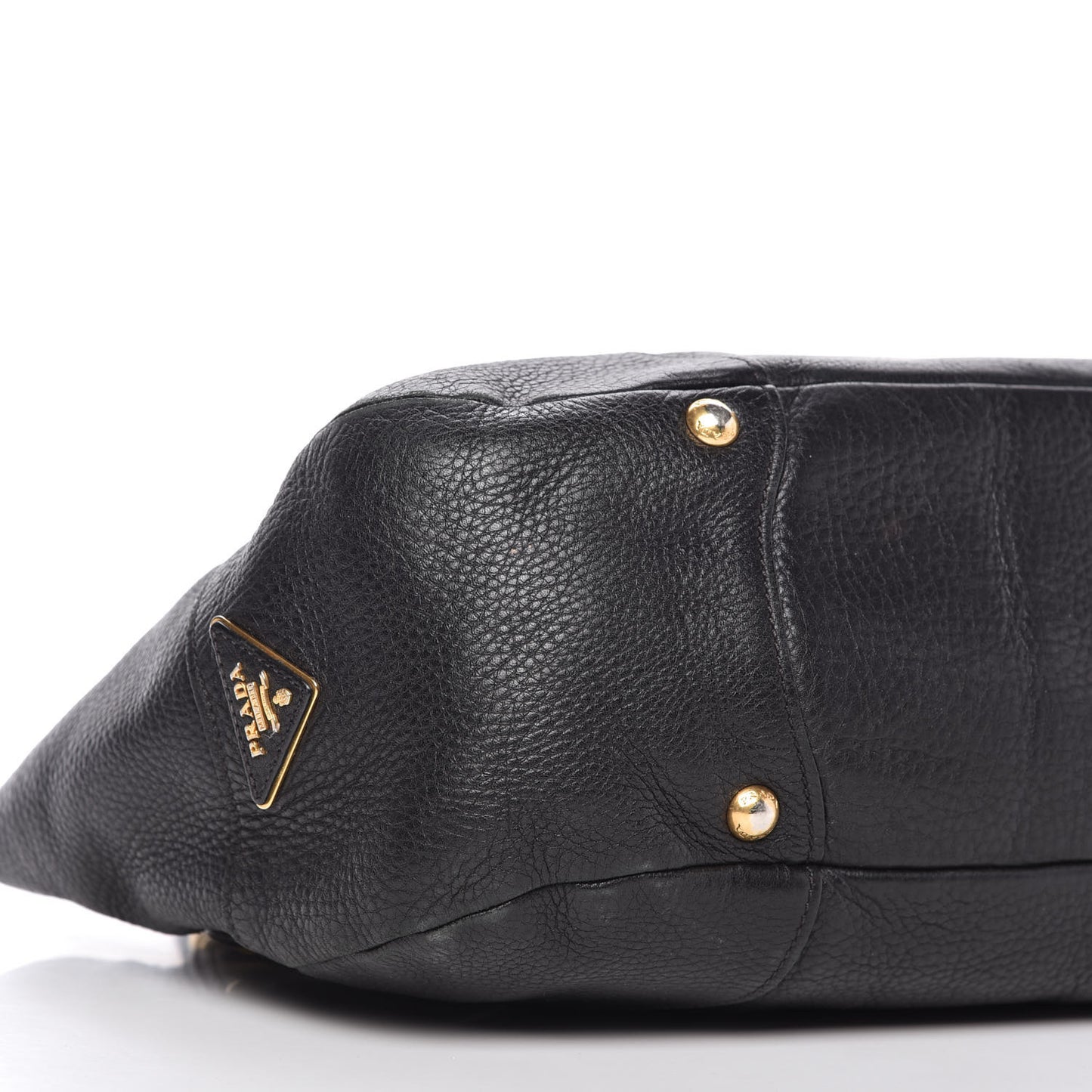 Vitello Daino Shoulder Bag Black