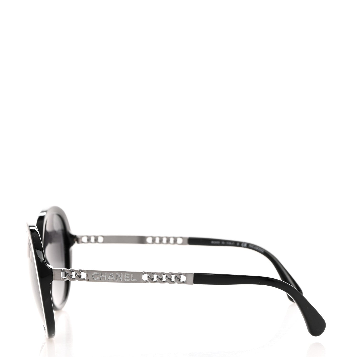Chanel Chain Oval Summer Sunglasses 5353 Black 3 of 8