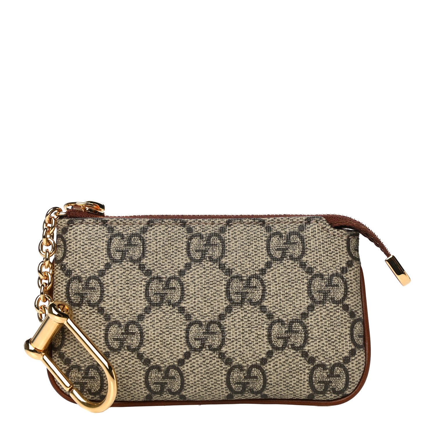 Gucci GG Supreme Monogram Key Case Brown 1 of 11