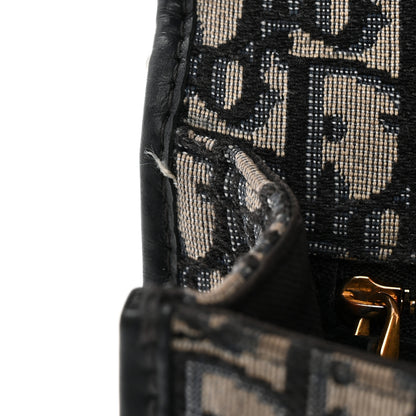 Christian Dior Oblique 30 Montaigne Flap Bag Blue 14 of 17
