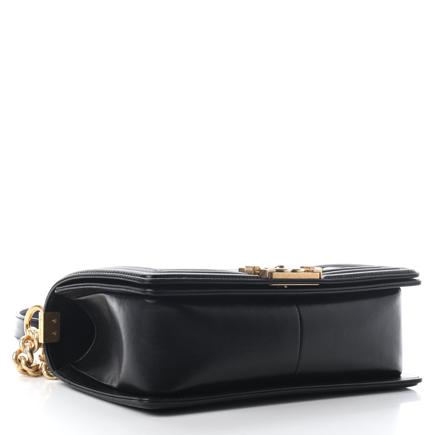 Chanel Lambskin Quilted Medium Boy Flap Black 4 of 9