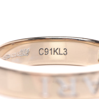 Bulgari 18K White Gold Diamond B.Zero1 Essential Band Ring 52 6 5 of 6