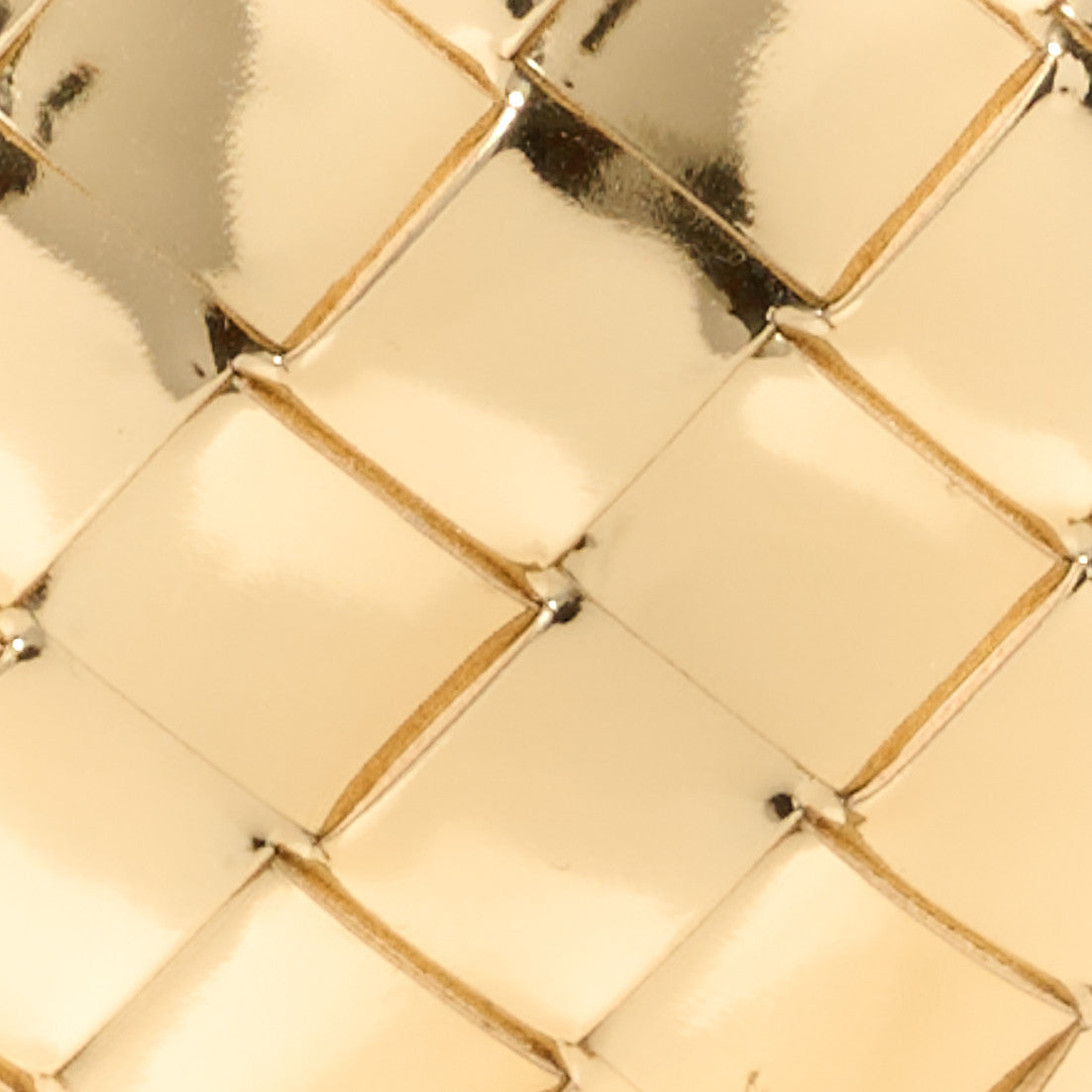 Bottega Veneta Mirror Laminated Nappa Intrecciato Mini Sardine Bag Gold 7 of 9