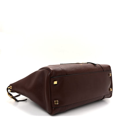 Celine Supple Shiny Lambskin Medium Smiling New Luggage Brick 4 of 9
