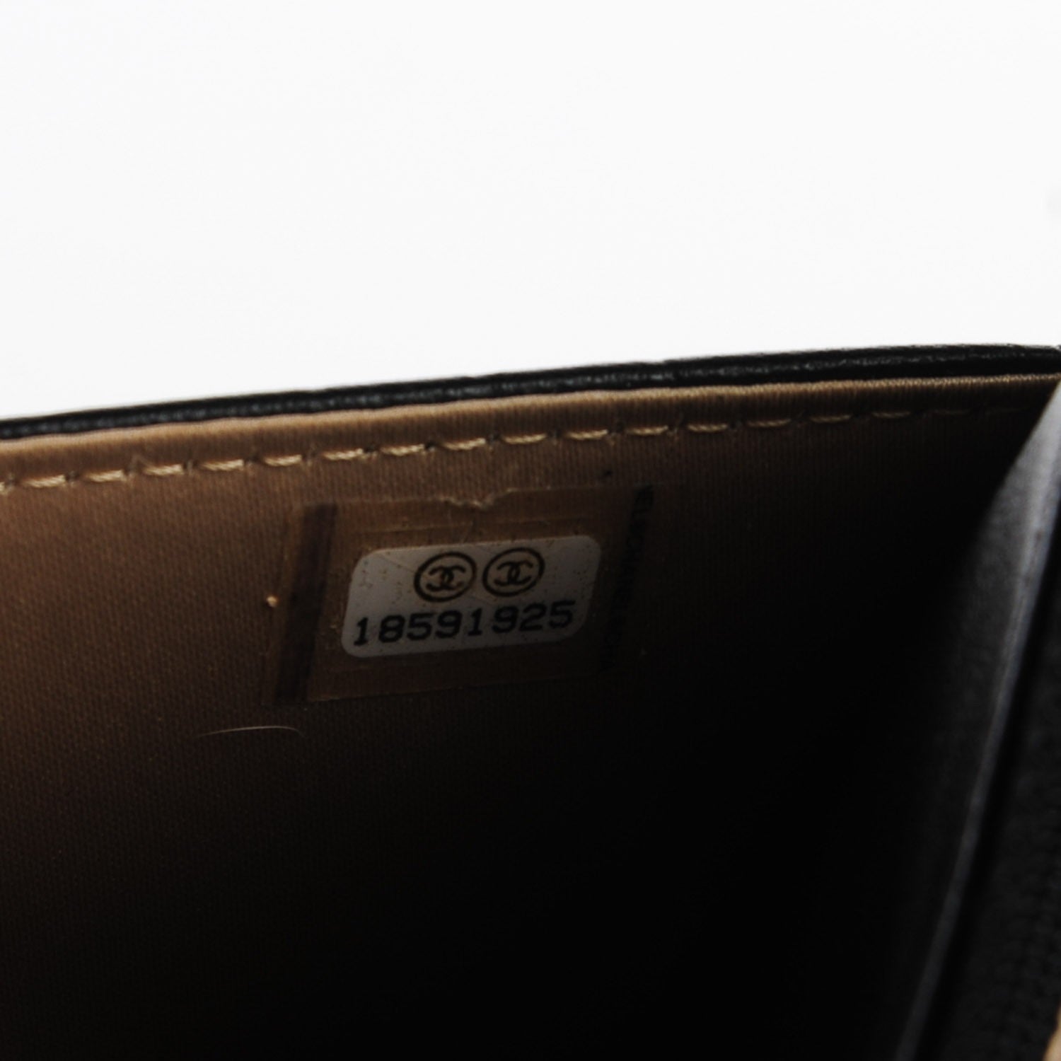 Chanel Lambskin Camellia Embossed Wallet on Chain WOC Black 7 of 8