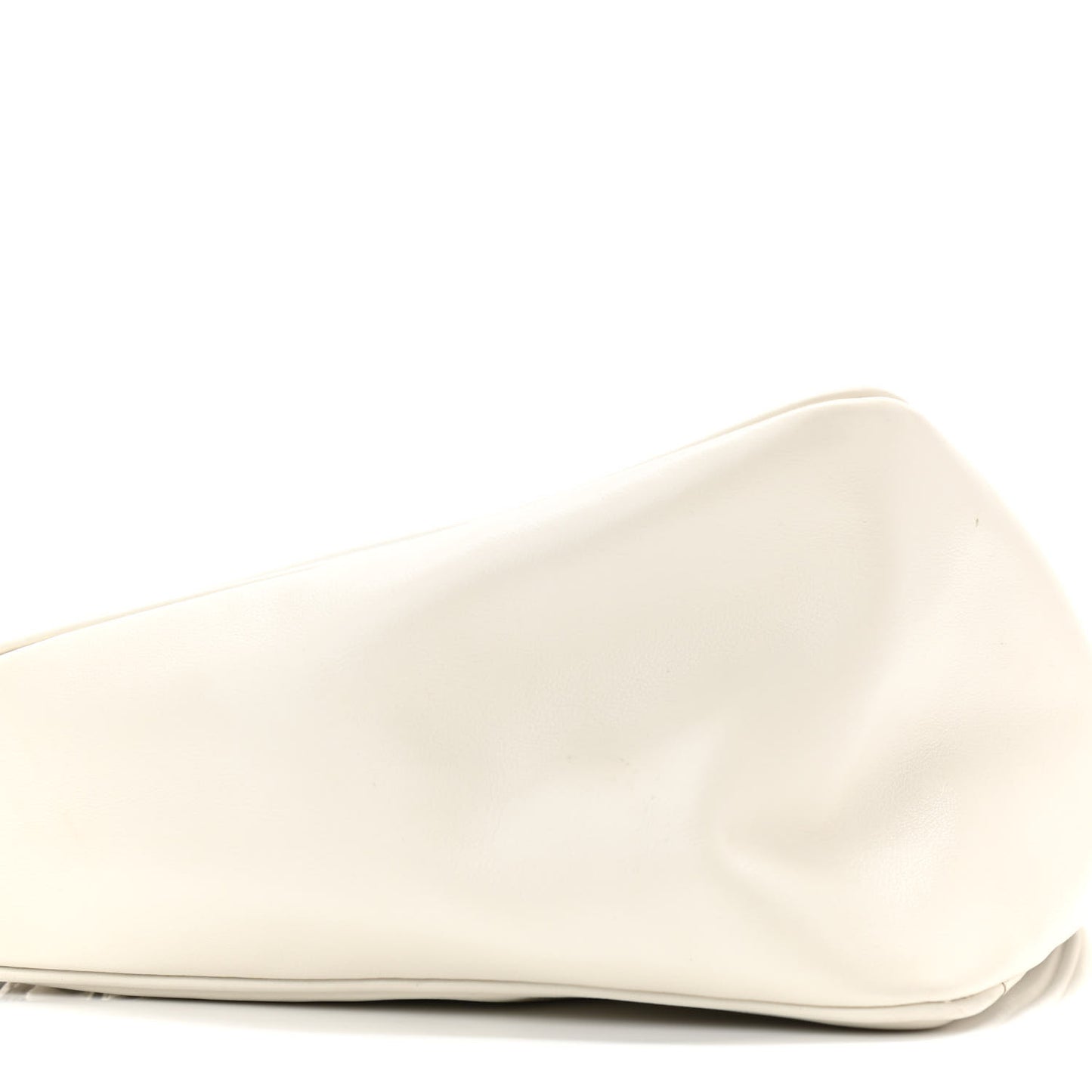 Grace Lux Triangle Shoulder Bag White
