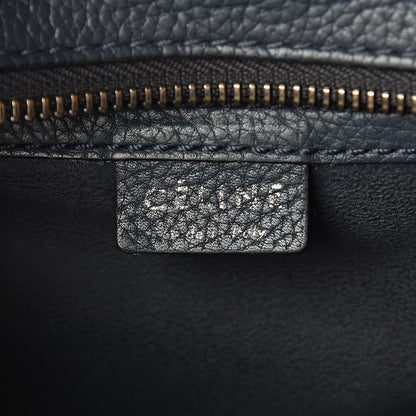 Celine Drummed Calfskin Nano Luggage Orage 5 of 8