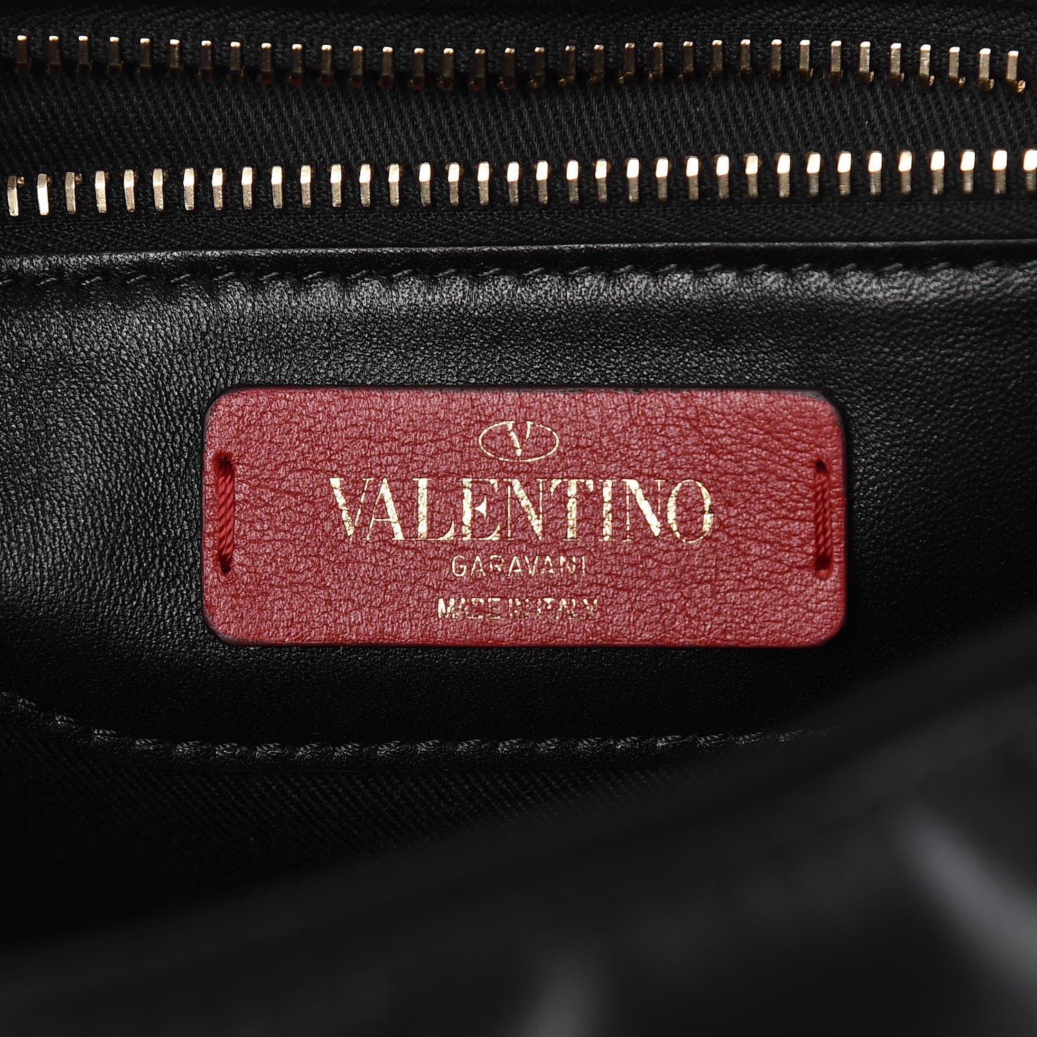 Valentino Garavani Lambskin VLTN Print Candystud Top Handle Bag Black 6 of 13