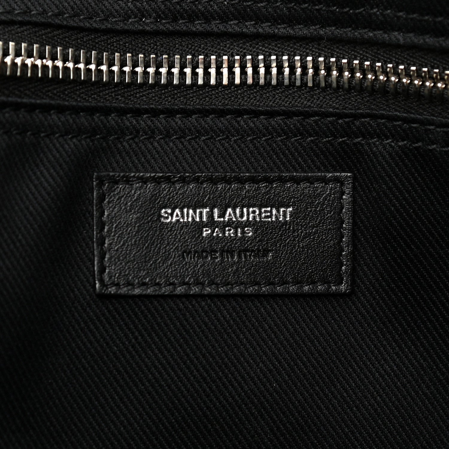 Saint Laurent Vitello Rive Gauche Large Tote Black 6 of 14