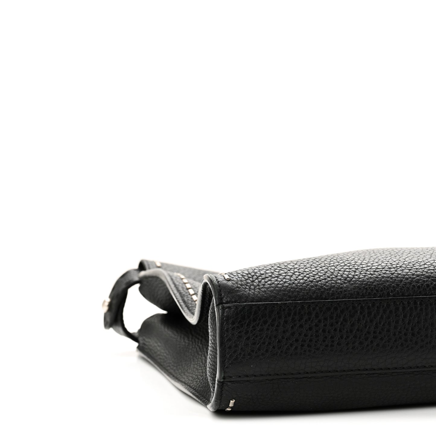 Cuoio Romano Selleria Studded Large Peekaboo Iconic Fit Satchel Black