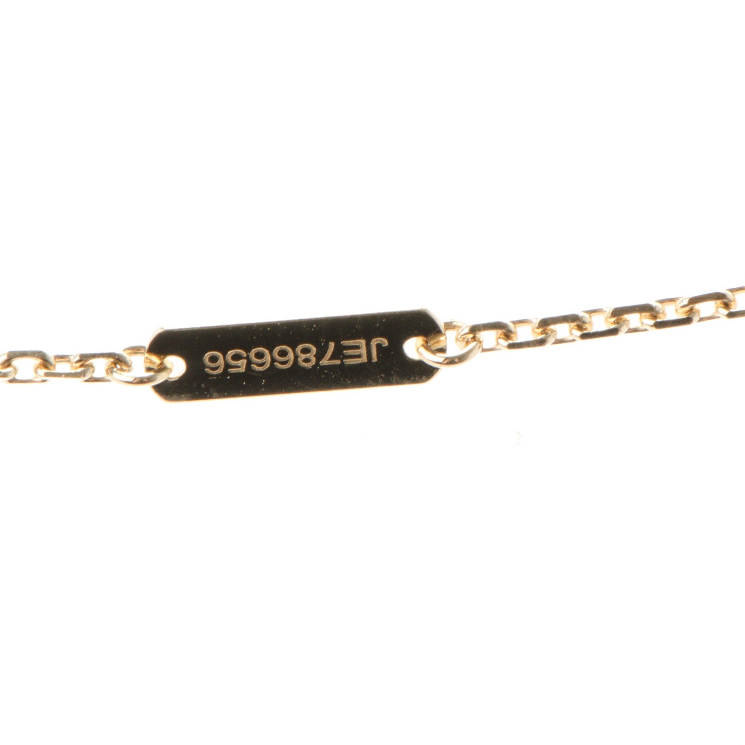 Van Cleef & Arpels 18K Yellow Gold Vintage Alhambra Necklace 5 of 6