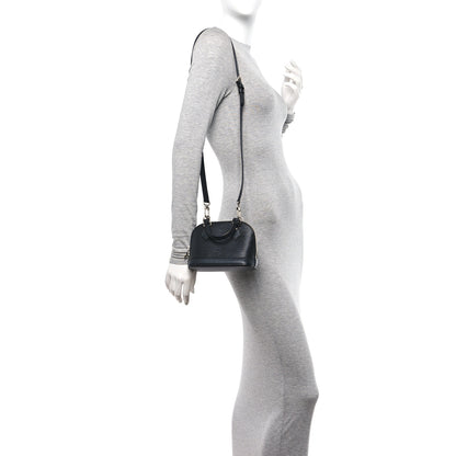 Louis Vuitton Epi Alma Nano Black 2 of 10