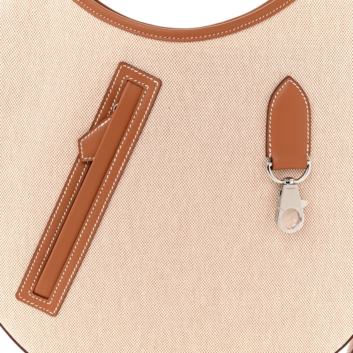Hermes Canvas Swift Arcon Beige Gold 8 of 12